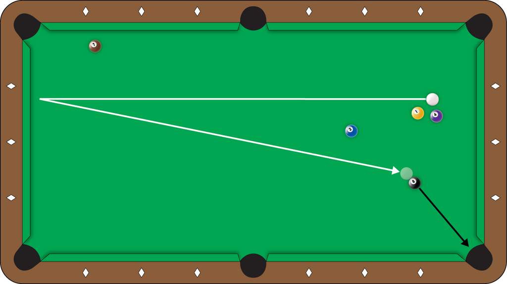 Shot of the Week #9 - Use Sidespin to Create an Angle on a Kick Shot