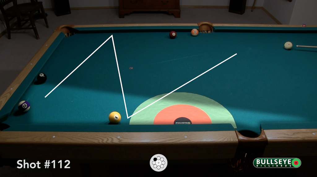 Shot #112 (Sidespin)