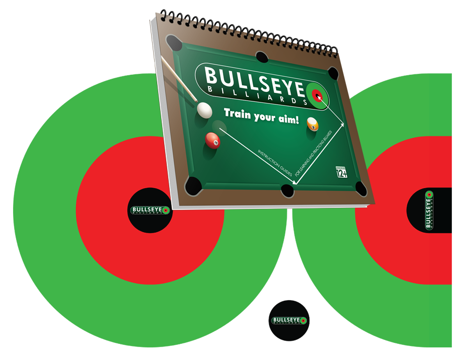 Bullseye Billiards Book + Target Set Bundle