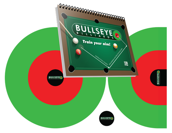 Bullseye Billiards Book + Target Set Bundle